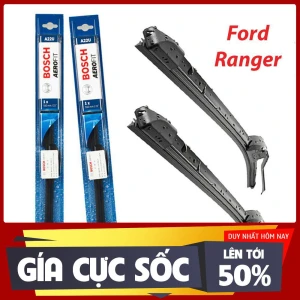 [GẠT MƯA Ô TÔ] Gạt mưa xe Ford Ranger gạt mềm không xương chính hãng Bosch