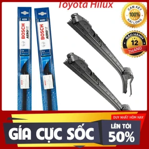 GẠT MƯA Ô TÔ Gạt mưa xe Toyota Hilux gạt mềm không xương chính hãng Bosch ( Giá 1 đôi )