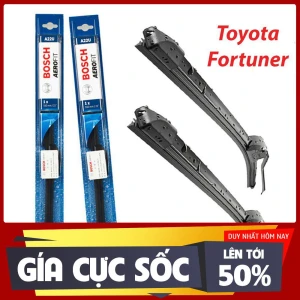 Gạt mưa trước xe Toyota Fortuner đời 2005- 2023 gạt mềm không xương chính hãng Bosch ( Giá 1 đôi )