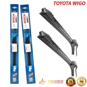 Gạt mưa xe Toyota Wigo gạt mềm không xương chính hãng Bosch ( Giá 1 đôi ) size 20-14