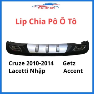 Lippo, líp chia pô ô tô Cruze 2010-2014, Lacetti Nhập, chuẩn form xe