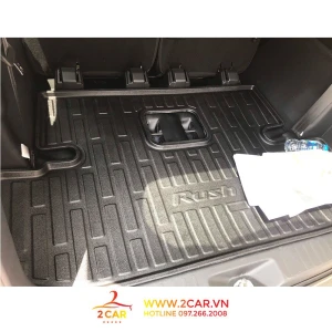 Lót cốp xe Toyota Rush 2018 - 2021 loại nhựa dẻo cao cấp LCN-TO009
