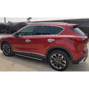 Nẹp viền chân kính và viền cong kính xe Mazda CX5 , CX-5 2014- 2015 2016 2017 Hàng inox cao cấp