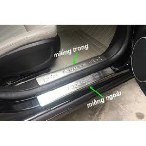 Ốp bậc cửa, nẹp bước chân trong, ngoài xe Cruze đời 2009- 2018, 2019, 2020 - mẫu inox