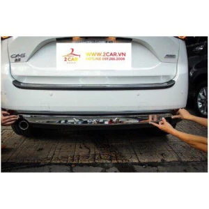 Ốp cản sau xe Mazda CX5 2018- 2019- 2020- 2021-2022-2023, Ốp trang trí cản sau CX5 mạ crom sáng bóng