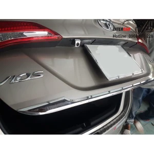 Ốp cản sau xe Toyota Vios 2019 2020 2021 2022, Mép cốp Vios 2019 - 2022