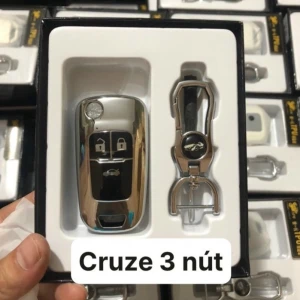 Ốp Chìa Khóa, bao khóa Tráng Gương Xe Cruze, Spark ... kèm móc treo