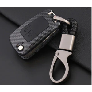 Ốp Chìa Khóa Carbon Xe Cruze, Spark - chìa 3 nút chìa gập kèm móc treo chắc chắn, bảo vệ chìa khóa toàn diện