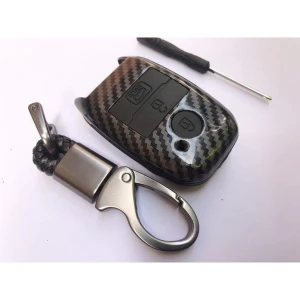 Ốp Chìa Khóa Cho Xe Kia Sorento, Morning , Cerato, K3 2023, Seltos kèm móc đeo