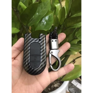 Ốp chìa khóa xe Toyota Rush 2018 - 2021 vân carbon cao cấp