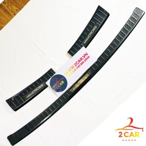 Ốp Chống trầy cốp trong, ngoài CARBON xe Toyota Corolla Cross 2020 2021 2022 vân Cacbon cao cấp