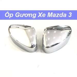 Ốp gương chiếu hậu xe Mazda 3 2015- 2022, 2023 mạ crom cao cấp- giá 1 đôi