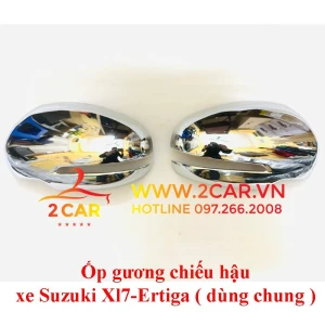 Ốp gương chiếu hậu xe Suzuki Xl7, Ertiga 2019- 2022 mạ Crom cao cấp