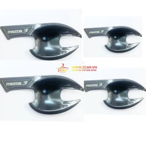Ốp Hõm Cửa Xe Mazda 3 2016-2019, chất liệu Titan