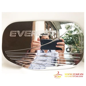 Ốp Nắp Bình Xăng Xe Ford Everest 2017- 2019, 2020, 2021 ,2022, 2023 mạ crom cao cấp