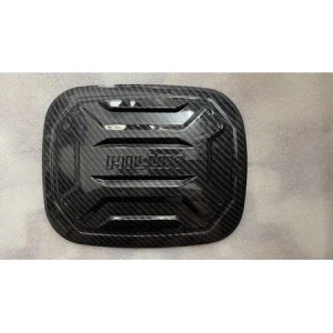 Ốp nắp xăng carbon Toyota Hilux đời 2019-2023-Mẫu vân cacbon cao cấp