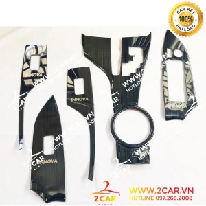 Ốp Nội Thất Xe Toyota Innova 2017 - 2023 số tự động, titan cao cấp