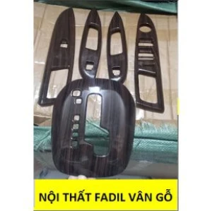 Ốp nội thất xe Vinfast Fadil 2019 - 2023 nhựa vân gỗ cao cấp, sáng bóng
