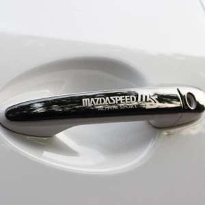 Ốp tay nắm cửa titan xe Mazda 3, Mazda 6, Mazda CX5, CX8 đen bóng siêu đẹp