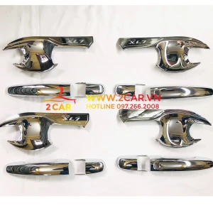 Ốp tay nắm, hõm cửa, nắp xăng xe Suzuki XL7 2020- 2021- 2022-2023 mạ crom cao cấp