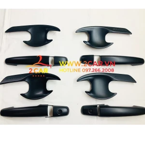 Ốp tay nắm, hõm cửa xe Suzuki Ertiga 2019-2021, nhựa đen cao cấp