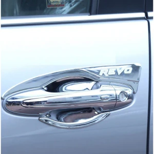 Ốp tay nắm, hõm cửa xe Toyota Hilux Revo đời 2016- 2021 mạ crom cao cấp