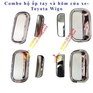 Ốp Tay nắm, hõm cửa xe Toyota Wigo 2018