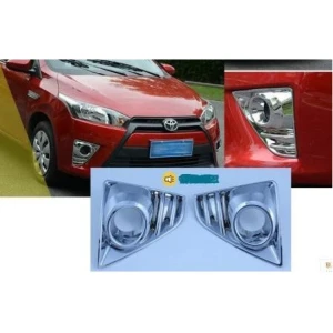 Ốp viền đèn gầm trước xe Toyota Yaris mạ crom