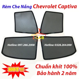 Rèm che nắng chống UV xe Chevrolet Captiva Reww Loại 1 Mr Ô Tô - Bảo hành 24 tháng- Đế nhựa