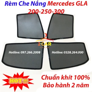Rèm che nắng xe Mercedes GLA 200-250-300, Hàng loại 1, BH 24 tháng