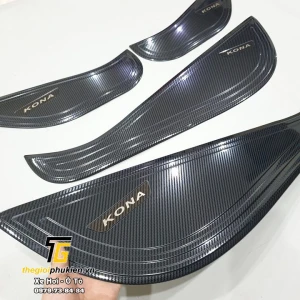 SHOCKKK Bộ ốp Tapli cửa Hyundai Kona vân Carbon