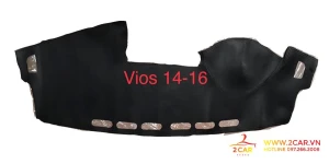 Thảm taplo nhung Toyota Vios 2014-2017