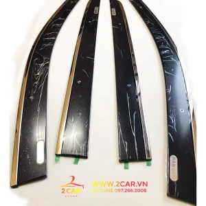 Vè che mưa xe Ford Ranger 2013-2021, 2022,2023 chỉ inox cao cấp