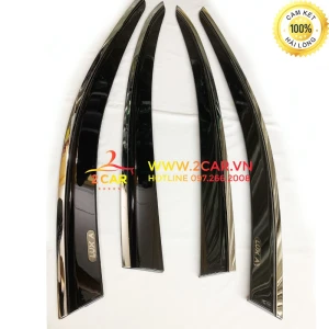 Vè che mưa xe Vinfast Lux A chỉ Inox, vè chắn mưa Lux A - Hàng đẹp- 1 bộ 4 cánh
