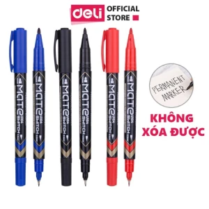 Bút dạ kính 2 đầu EU10420 Deli