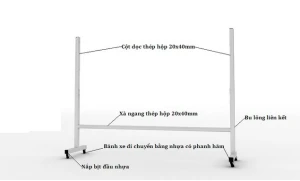 Chân bảng trắng các loại kích thước