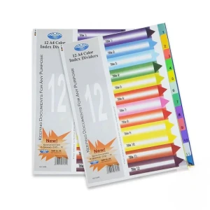 Chia file nilon khổ A4 1-12 TM ( tệp/12 tờ)