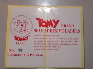 Giấy decal A5 TOMY 119 kt : 92*157mm