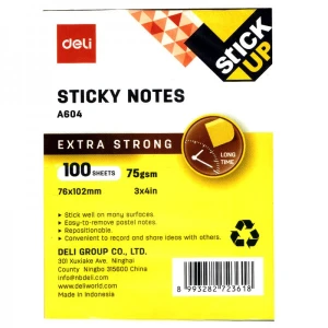 Giấy note vàng 3*4 EA604 Deli