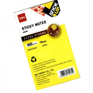 Giấy note vàng 3*5 EA605 Deli