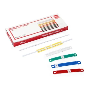 Nẹp tài liệu nhựa 80mm Deli ( hộp 50 cái )