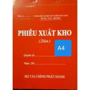 Phiếu nhập kho A4 ( 2 liên )