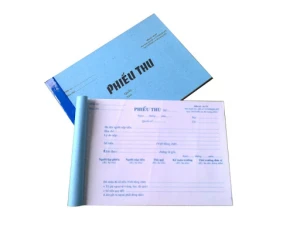 Phiếu thu 2 liên A5 (100 tờ)