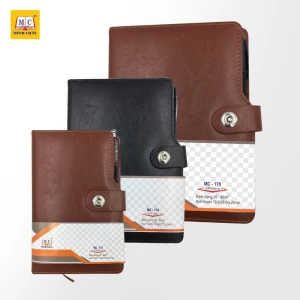 Sổ khuy bấm da MC174  200tr