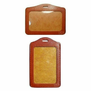 Thẻ đeo tên da (đứng/ngang)