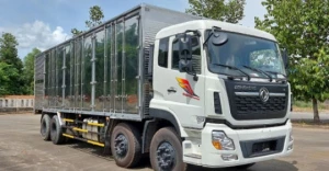 XE TẢI 4 CHÂN THÙNG KÍN DONGFENG 8x4