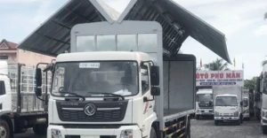 Xe Tải Dongfeng Thùng Cánh dơi 7 Tấn Thùng dài 9M5