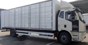 Xe Tải Faw 7 Tấn Thùng Kín Dài 9M9 Cao 2M52 Chở 60 Khối