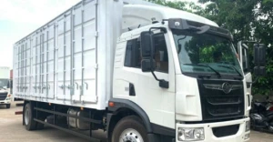 XE TẢI FAW 7.7 TẤN THÙNG KÍN CONTAINER 45M3