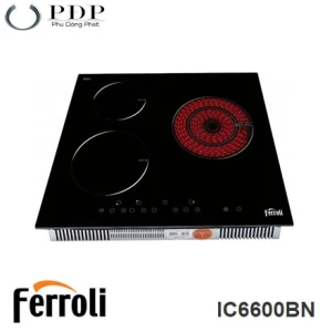 Bếp điện từ 3 vùng nấu Ferroli IC6600BN - bếp Ferroli